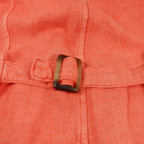 FREE PEOPLE Charley Linen Blend VEST Size XL Watermelon NEW $98 - Picture 8 of 9